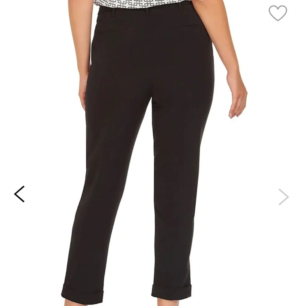 Dex Tie Waist Cropped Pants - Picture 2 of 2